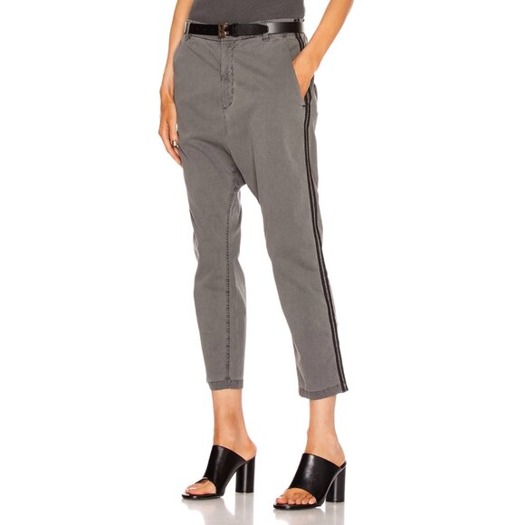 Nili Lotan Paris Pants with Double Tape in Charcoal, size 4 - Picture 10 of 15